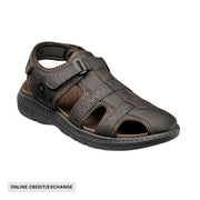 Nunn Bush Men's Laguna Closed Toe Fisherman Sandals - Brown