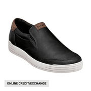 Nunn Bush Men's City Walk Slip On - Black by Lenny's Shoe & Apparel