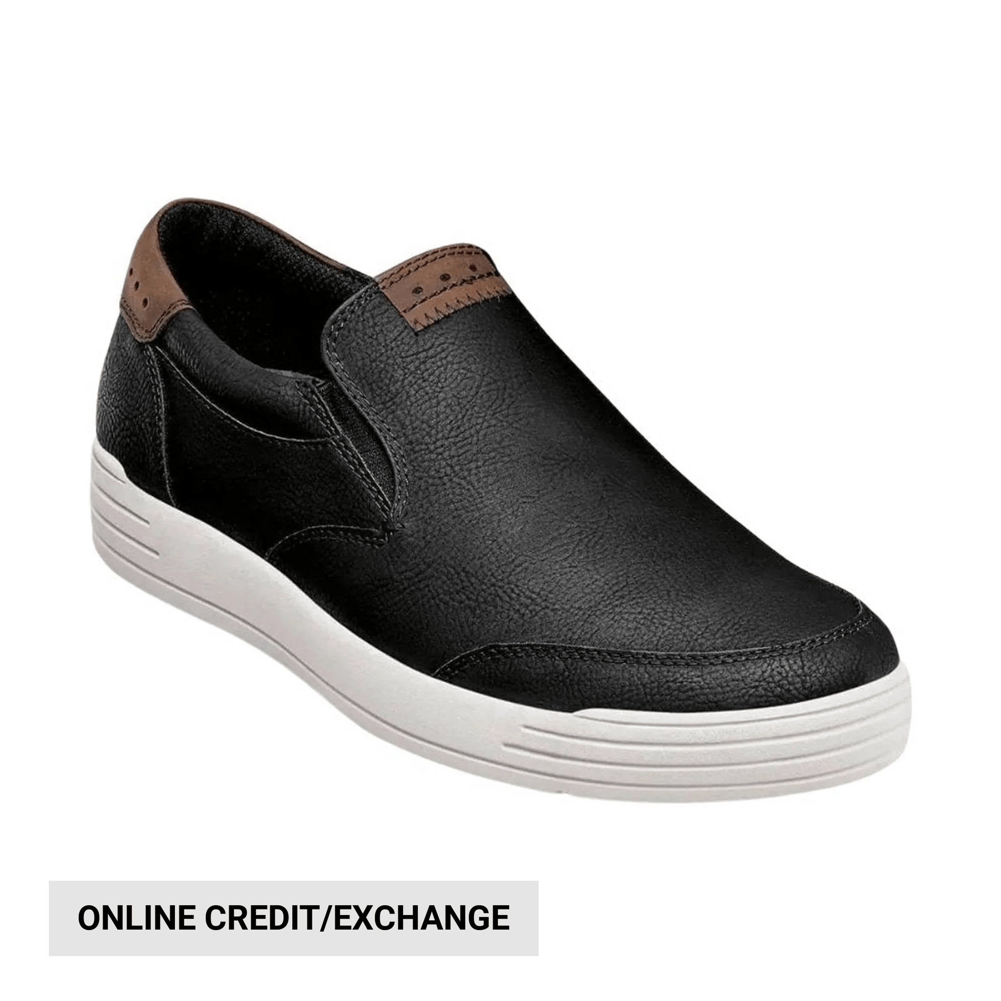 Nunn Bush Men's City Walk Slip On - Black by Lenny's Shoe & Apparel