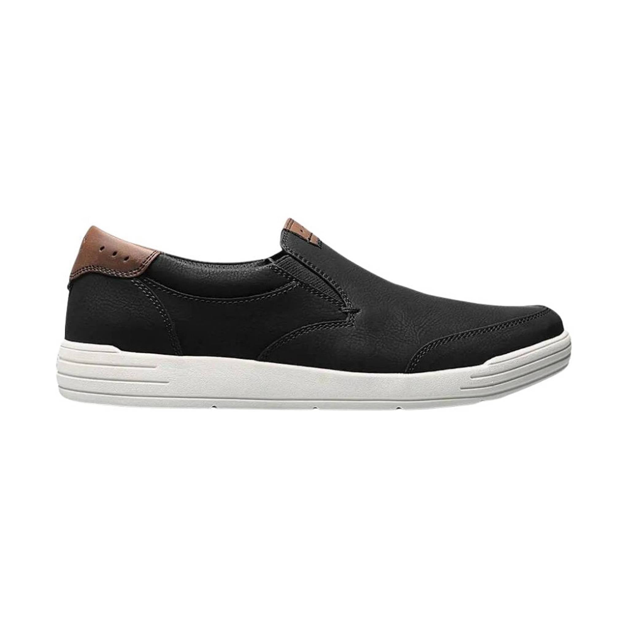 Nunn Bush Men's City Walk Slip On - Black by Lenny's Shoe & Apparel