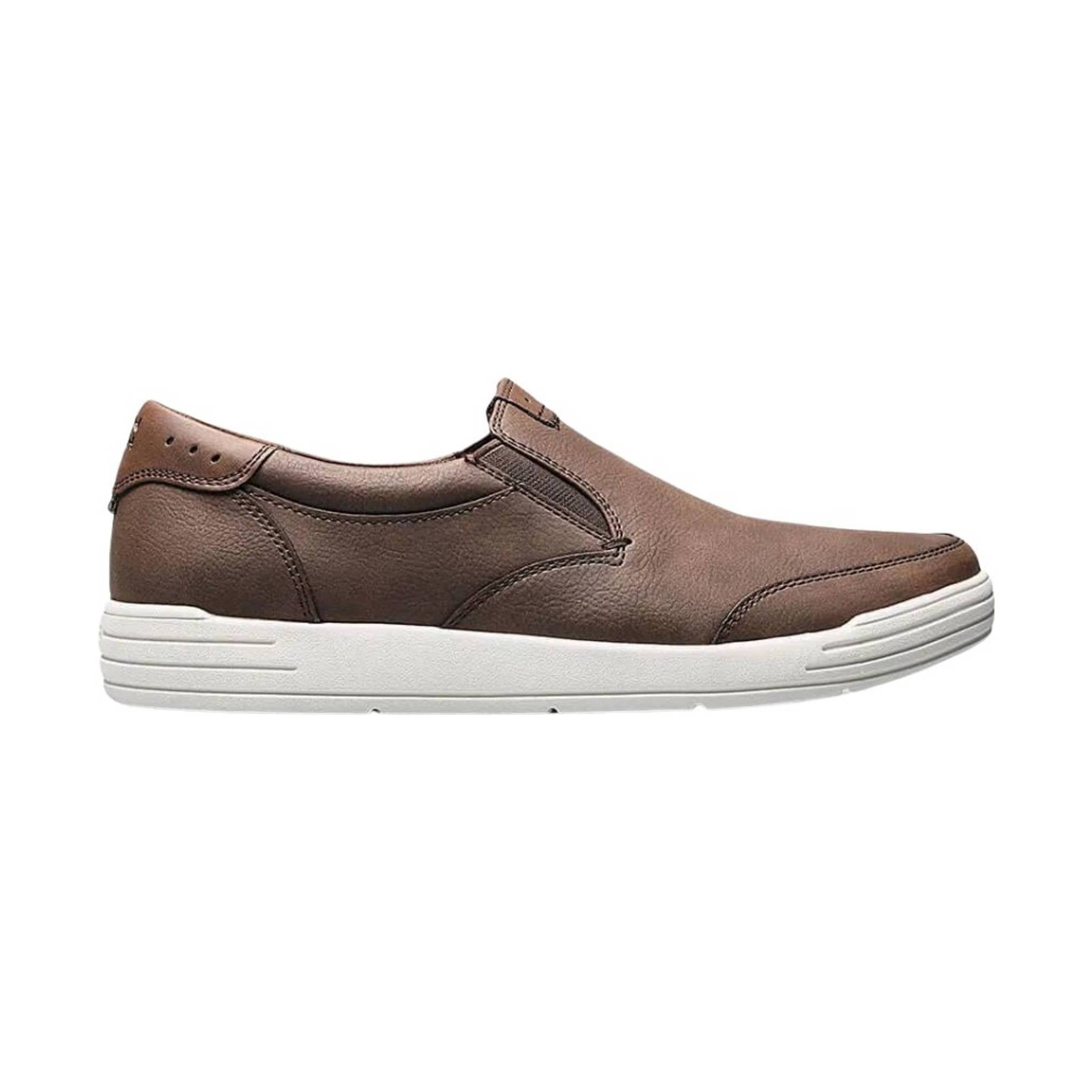 Nunn Bush Men's City Walk Slip On - Brown by Lenny's Shoe & Apparel