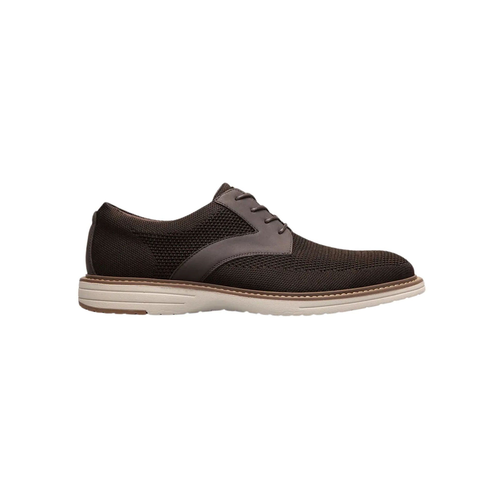 Nunn Bush Men's Griff Knit Plain Toe Oxford Shoes - Brown by Lenny's Shoe & Apparel