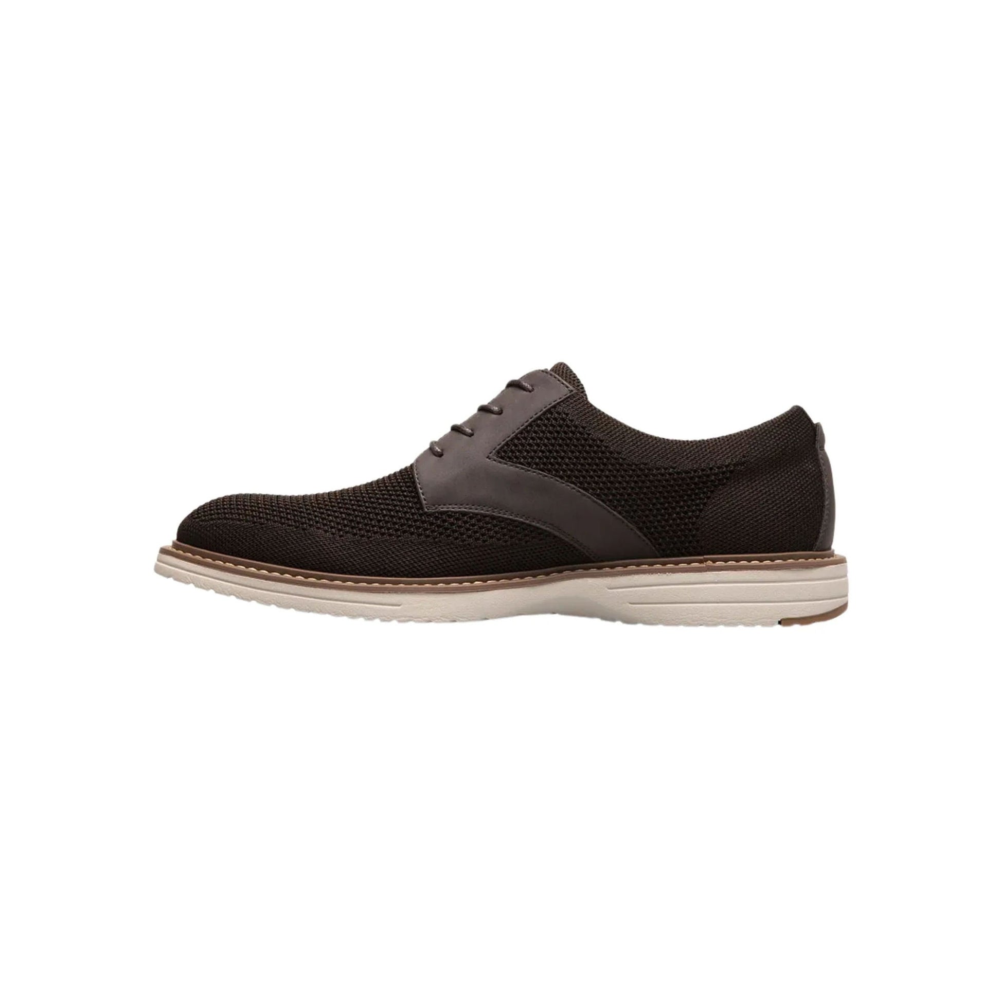 Nunn Bush Men's Griff Knit Plain Toe Oxford Shoes - Brown by Lenny's Shoe & Apparel