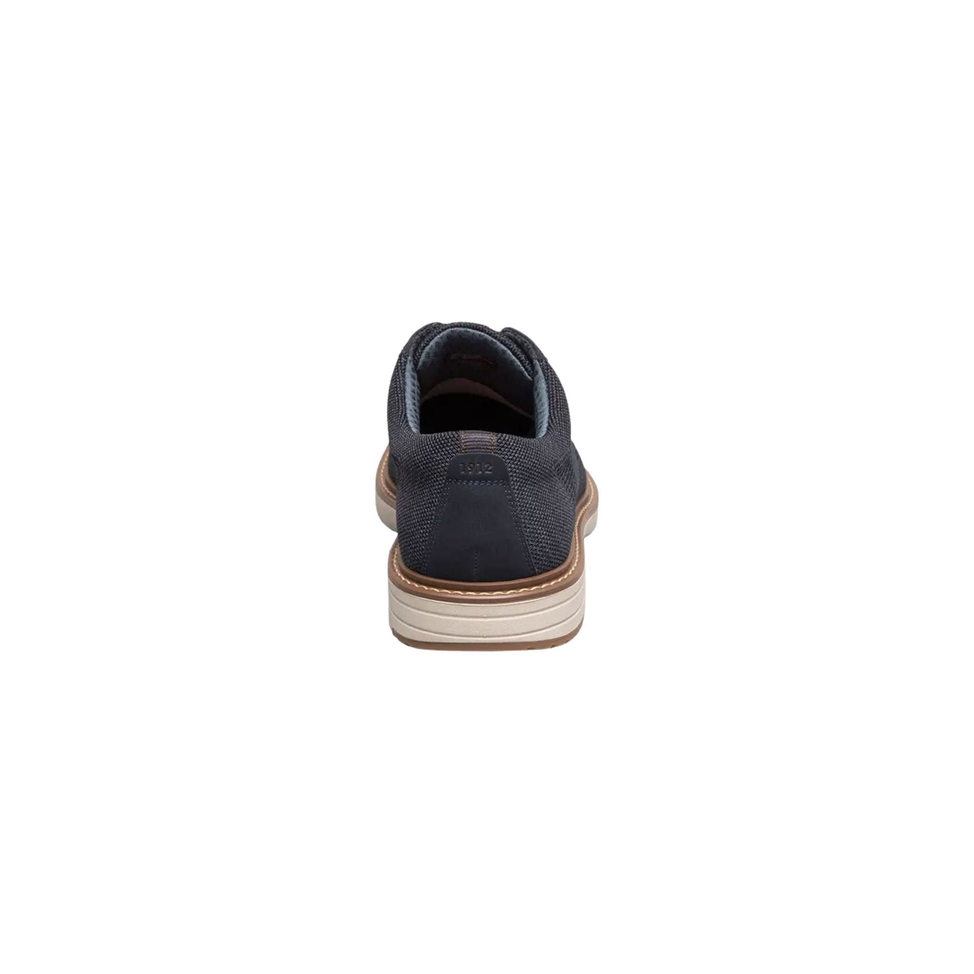 Nunn Bush Men's Griff Knit Plain Toe Oxford Shoes - Navy by Lenny's Shoe & Apparel
