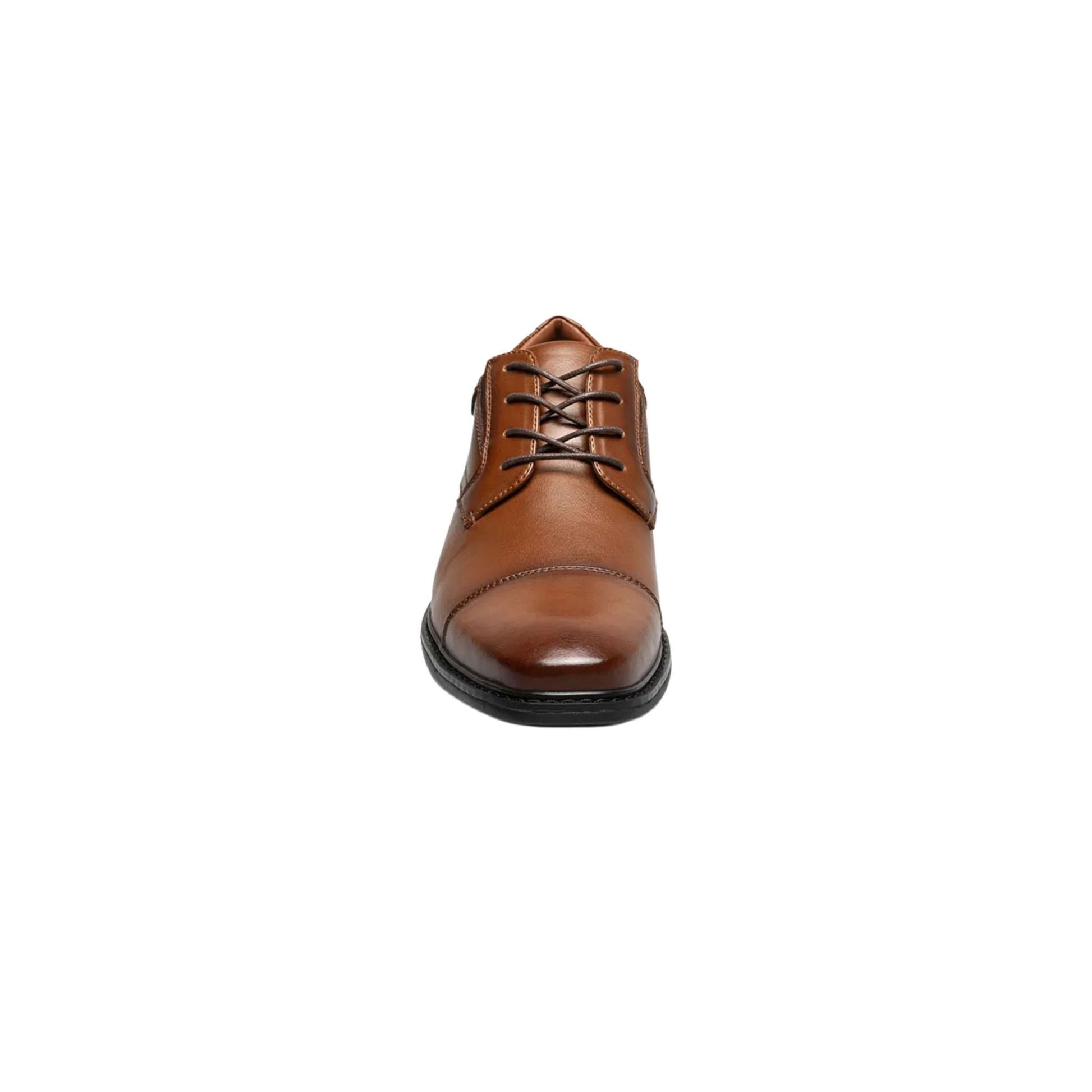 Nunn Bush Men's Jarvis Cap Toe Oxford Shoes - Cognac by Lenny's Shoe & Apparel