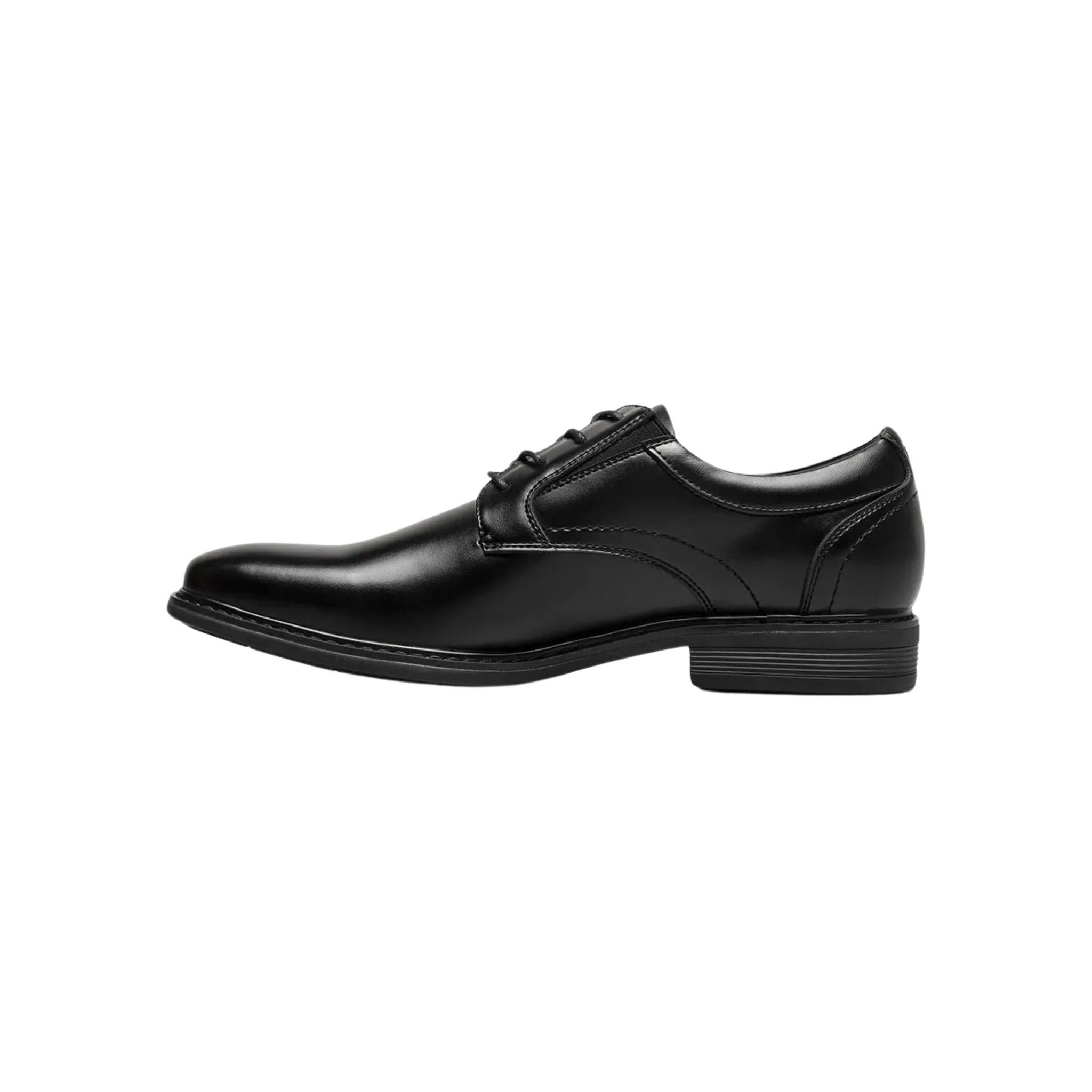 Nunn Bush Men's Jarvis Plain Toe Oxford Shoes - Black by Lenny's Shoe & Apparel