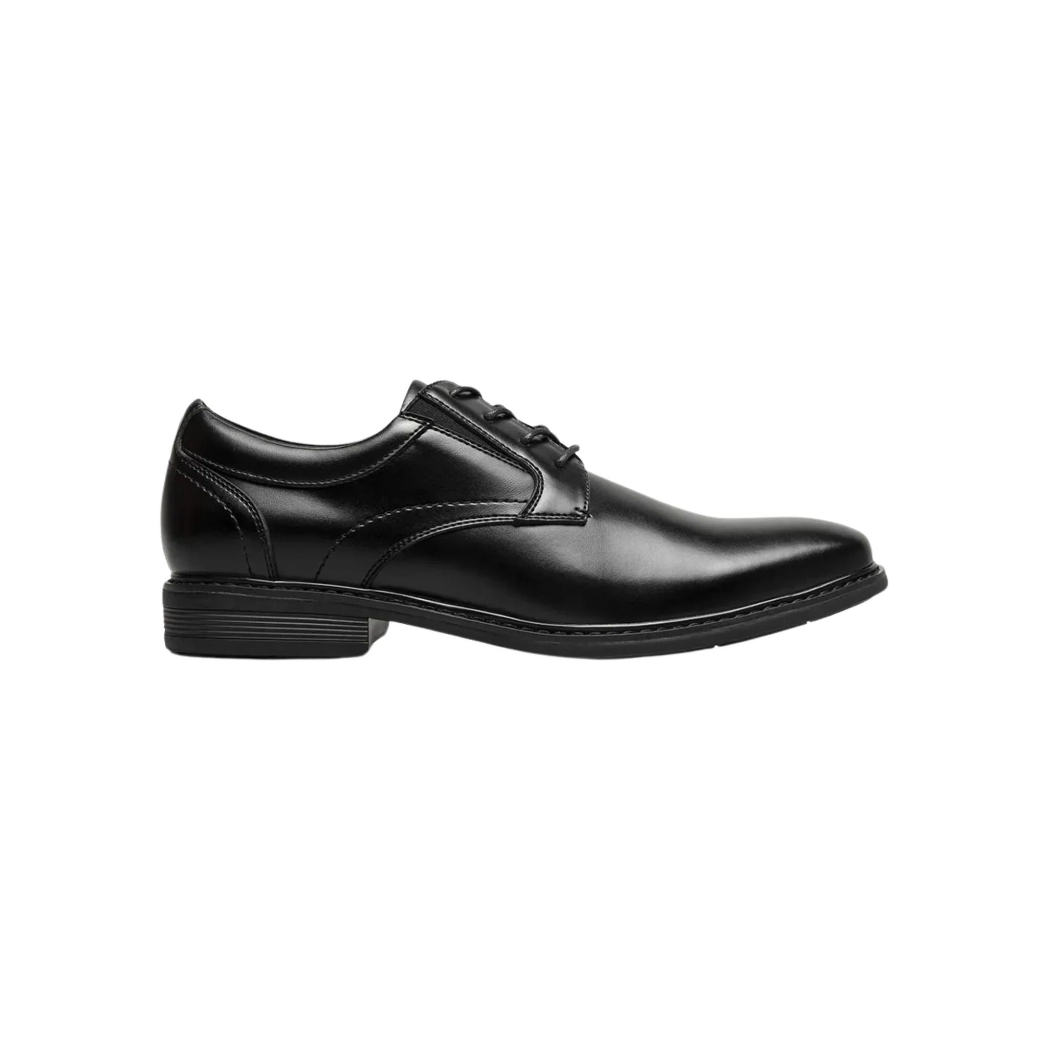 Nunn Bush Men's Jarvis Plain Toe Oxford Shoes - Black by Lenny's Shoe & Apparel