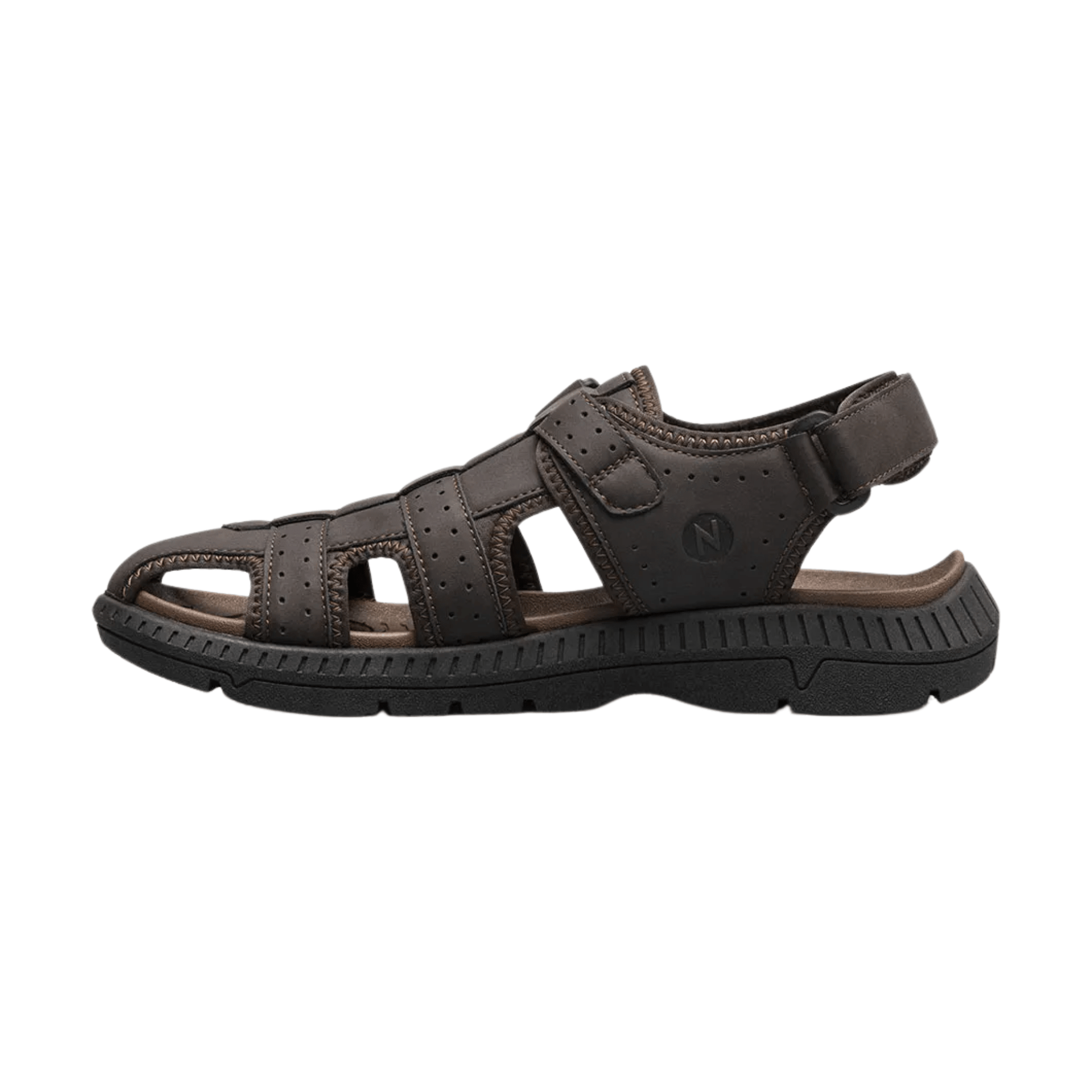 Nunn Bush Men's Laguna Closed Toe Fisherman Sandals - Brown by Lenny's Shoe & Apparel