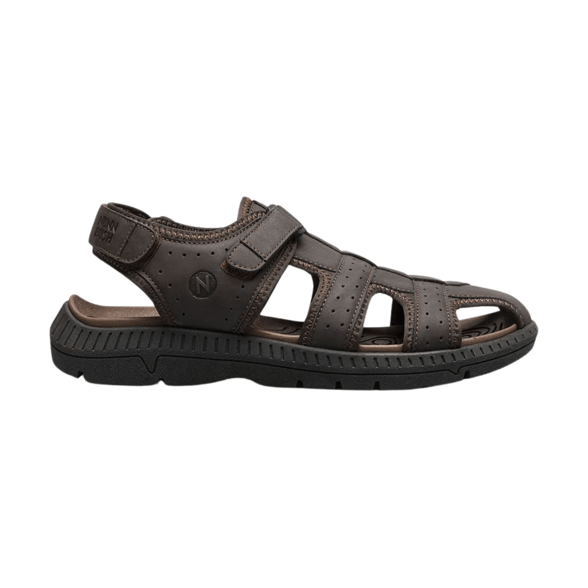 Nunn Bush Men's Laguna Closed Toe Fisherman Sandals - Brown by Lenny's Shoe & Apparel