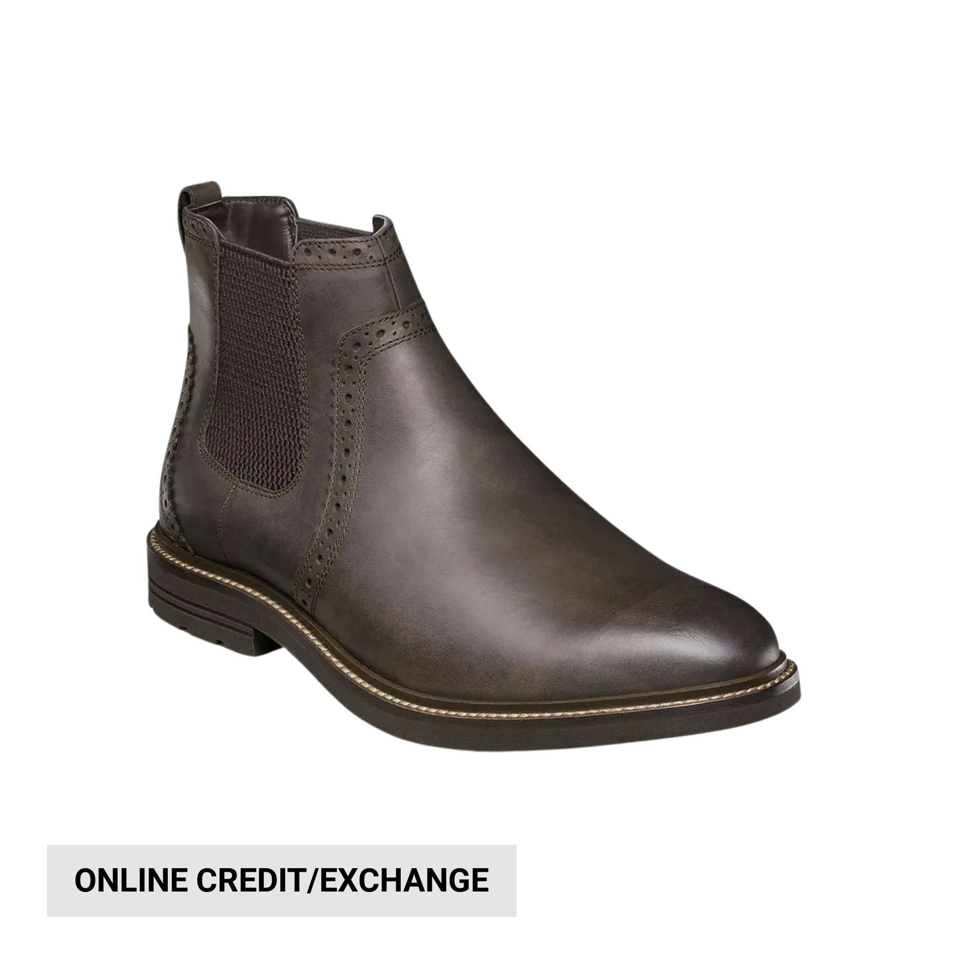 Nunn Bush Men's Otis II Plain Toe Chelsea Boots - Brown by Lenny's Shoe & Apparel