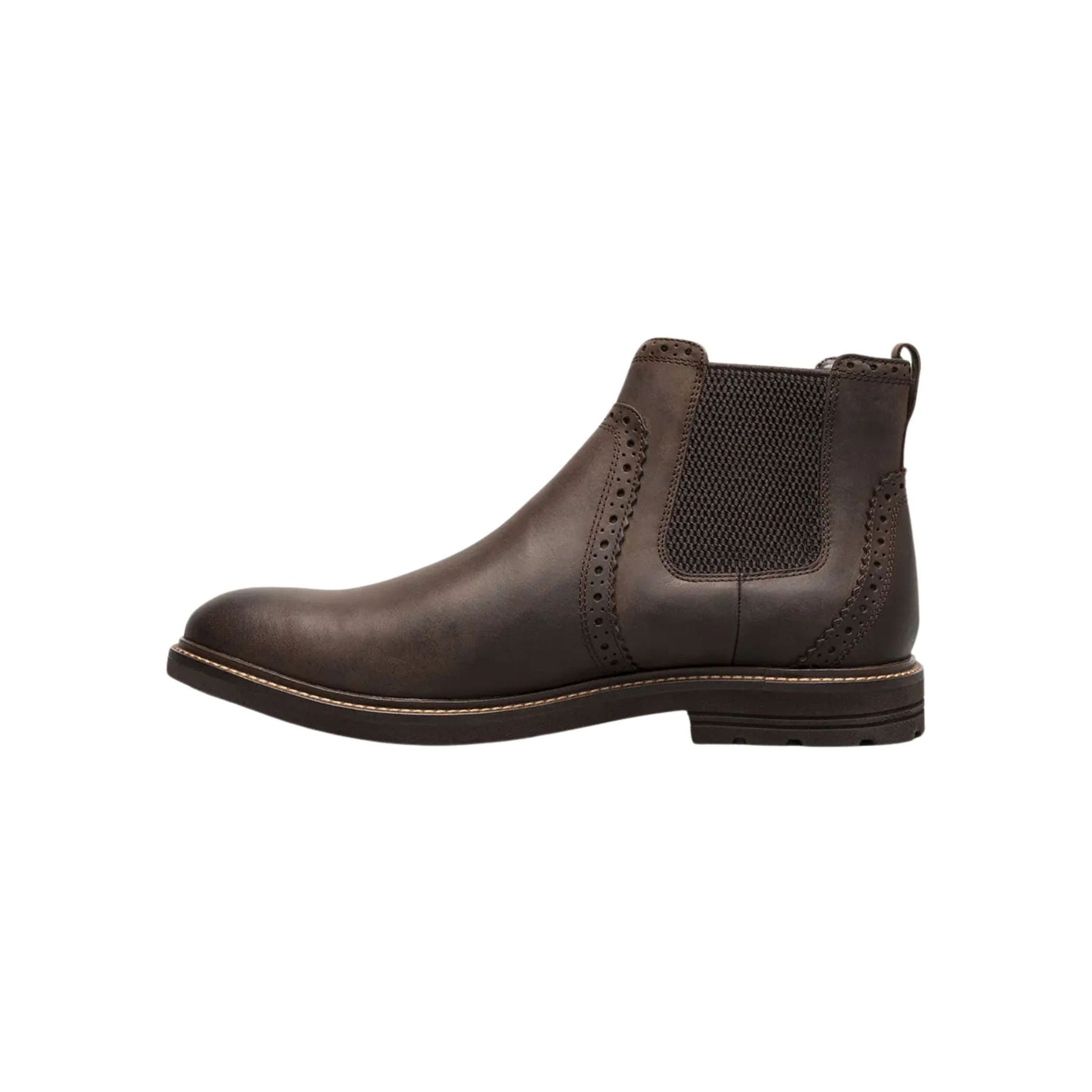 Nunn Bush Men's Otis II Plain Toe Chelsea Boots - Brown by Lenny's Shoe & Apparel