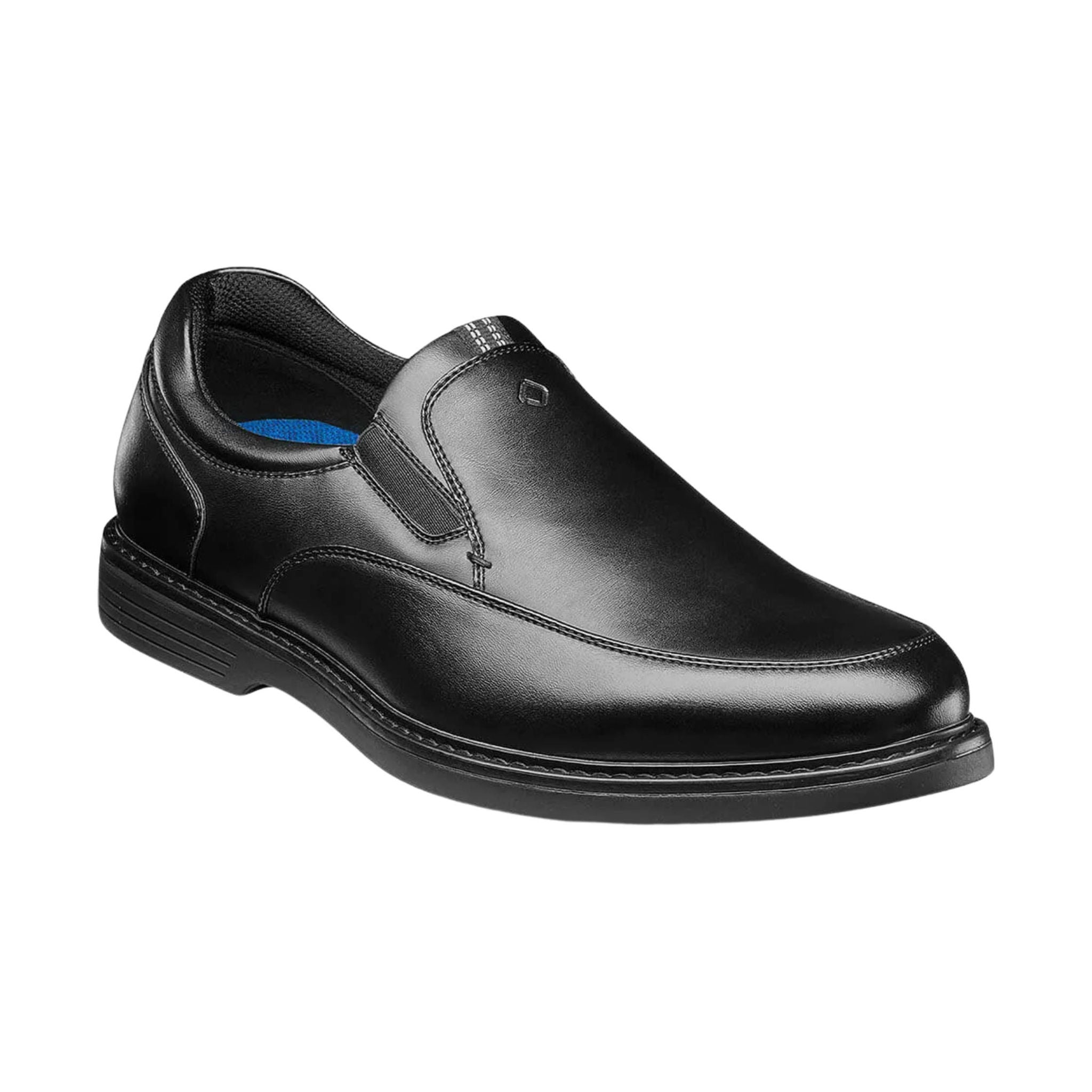 Nunn Bush Wade Work Moc Toe Slip On Work Shoes - Black by Lenny's Shoe & Apparel