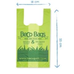 Dog Waste Bags Beco 120ct Handled Bigger Bag Unscented by Homeportonline