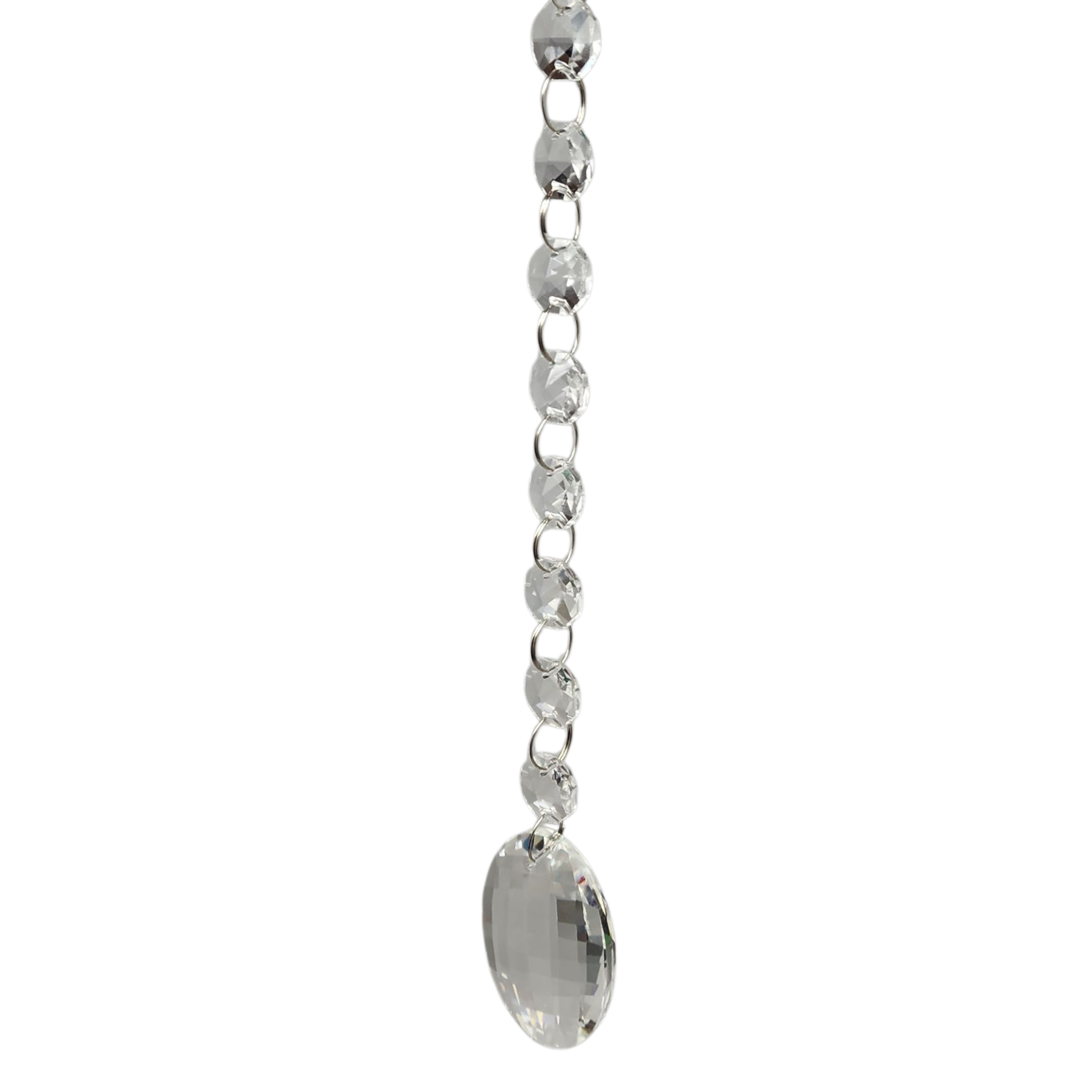 Glass Look Acrylic Jewel Ornament -