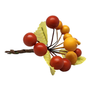 Grape Cluster - 5 Inch - Red and Yellow