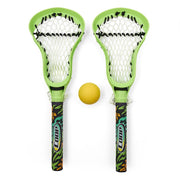 Hydro Waterproof Lacrosse Game Set - Green with Black Handles