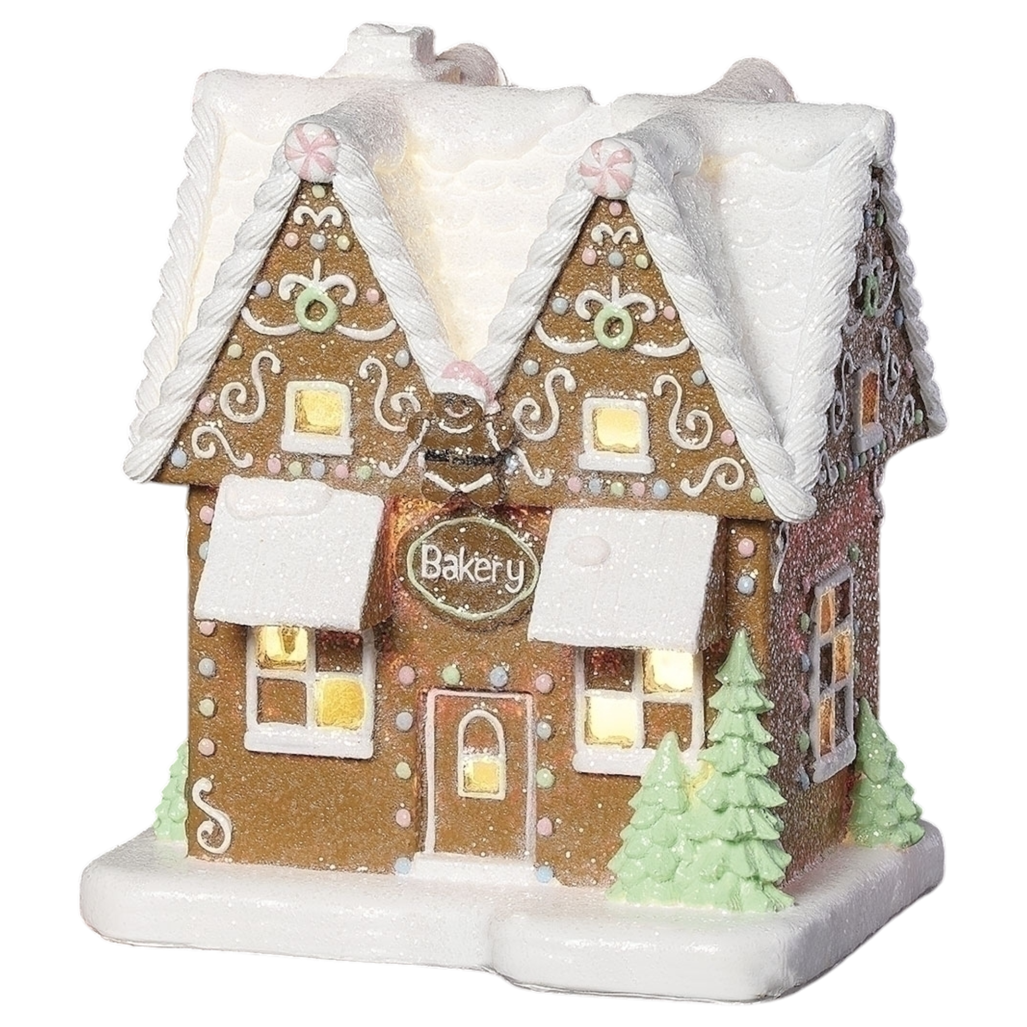 Lighted Gingerbread House - Bakery