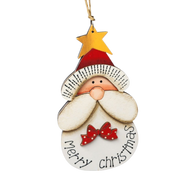 Santa wearing a Star Topped Hat