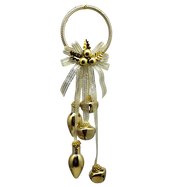 Jingle Bell Door Hanger - Gold