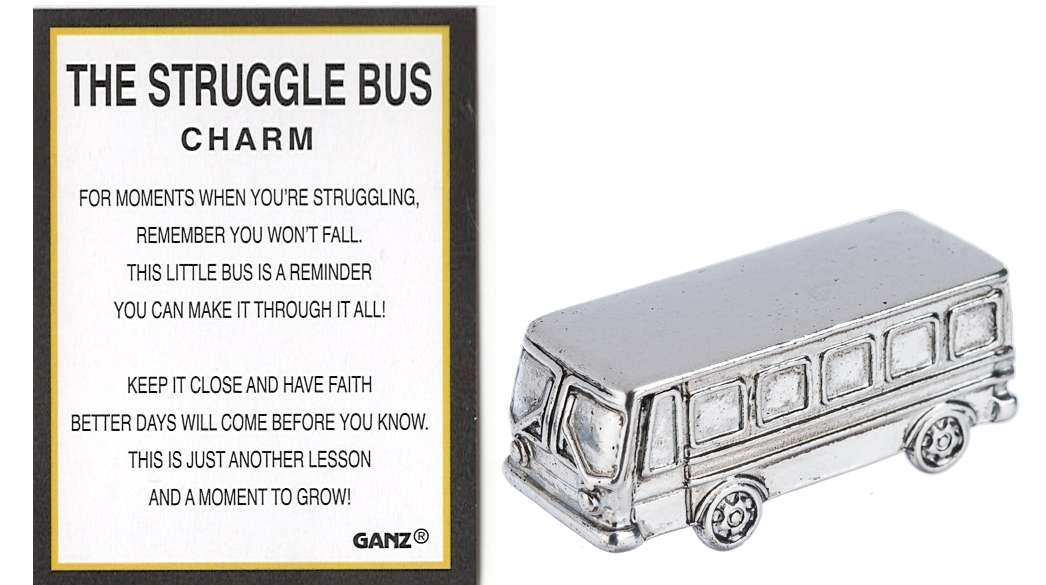 Struggle Bus Charm - A Reminder of Perseverance