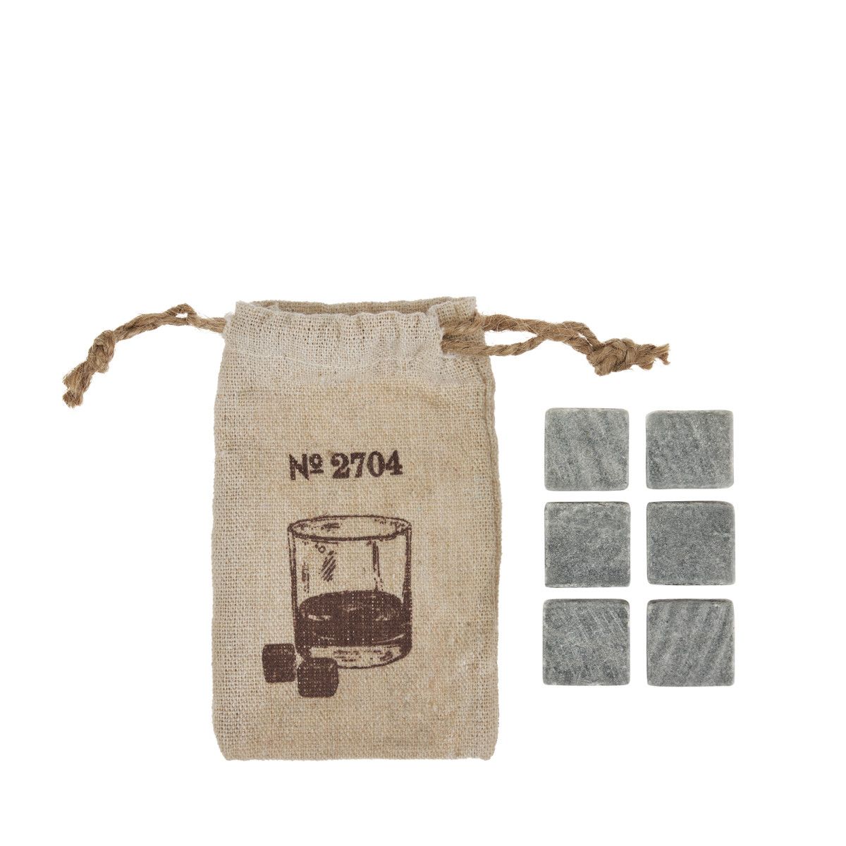 Whiskey Stones - Glacier Rocks With Bag Bulk by Homeportonline