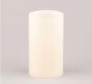 LED Straight Edge Candle - Bisque 3X6