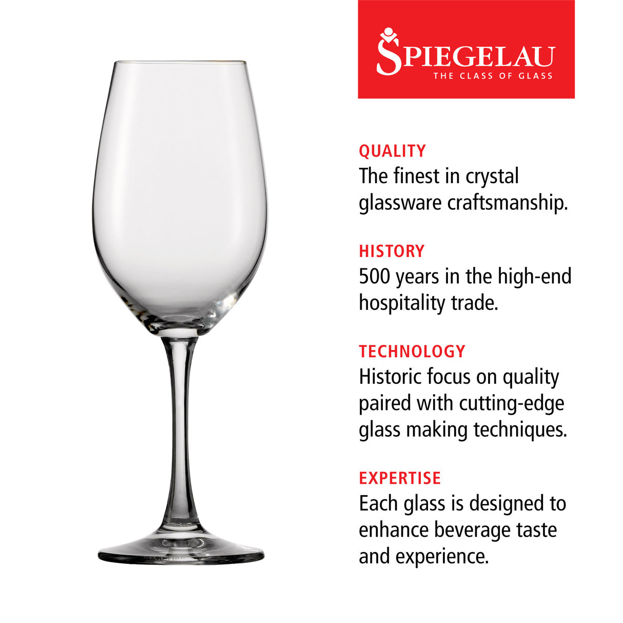 Spiegelau Wine Lovers - 13.4oz White Wine Glass (Sold Individually) by Homeportonline
