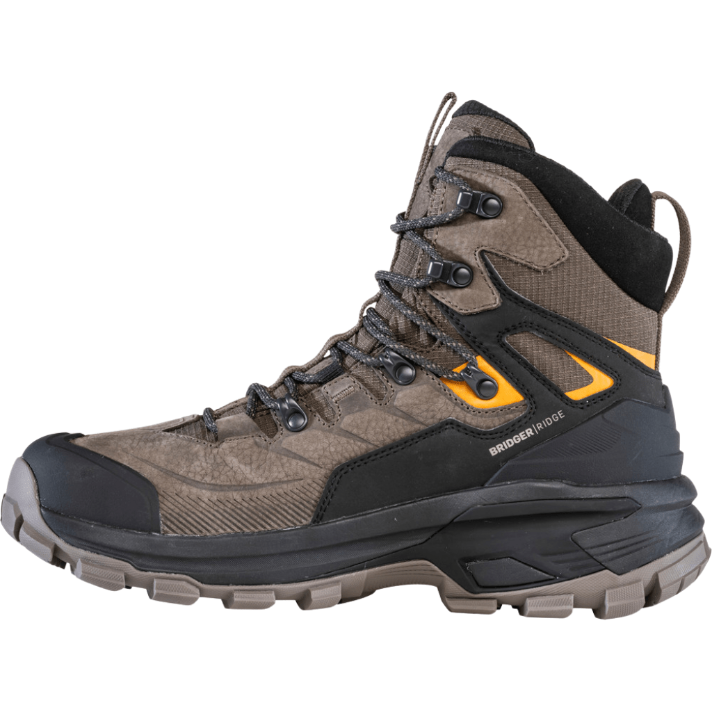 Oboz Men's Bridger Ridge Mid GTX Waterproof Hiking Boot - Classic Brown by Lenny's Shoe & Apparel