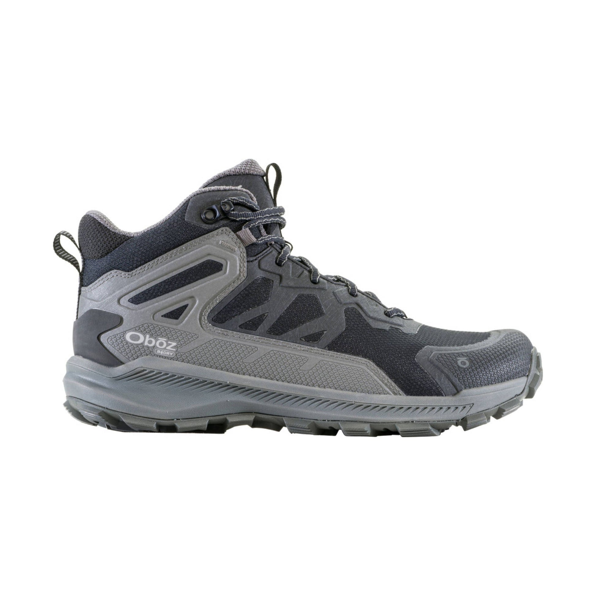 Oboz Men's Katabatic Mid Waterproof B-Dry Hiking Boots - Charcoal by Lenny's Shoe & Apparel
