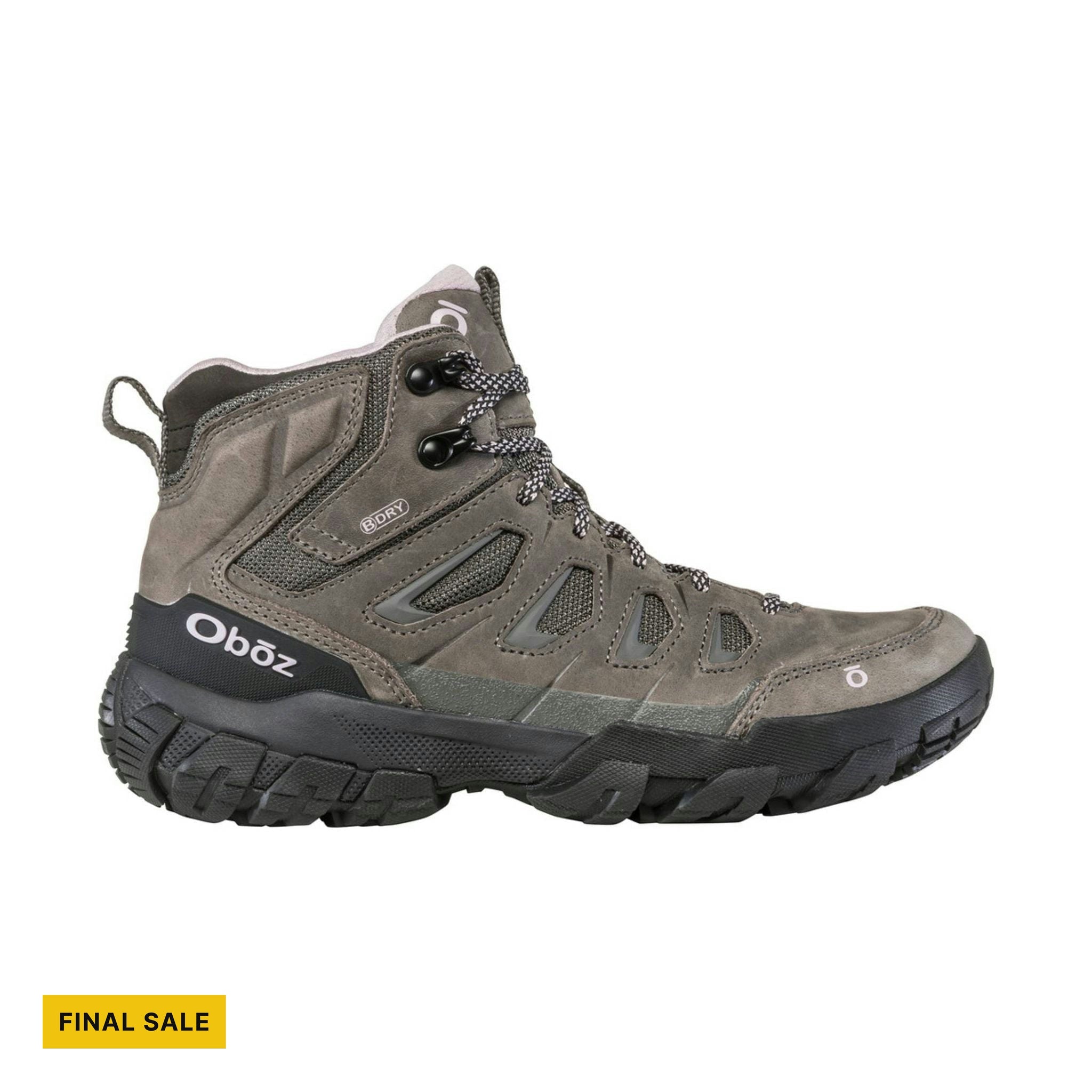 Oboz Women's Sawtooth X Mid B-DRY Waterproof Hiking Boot - Charcoal