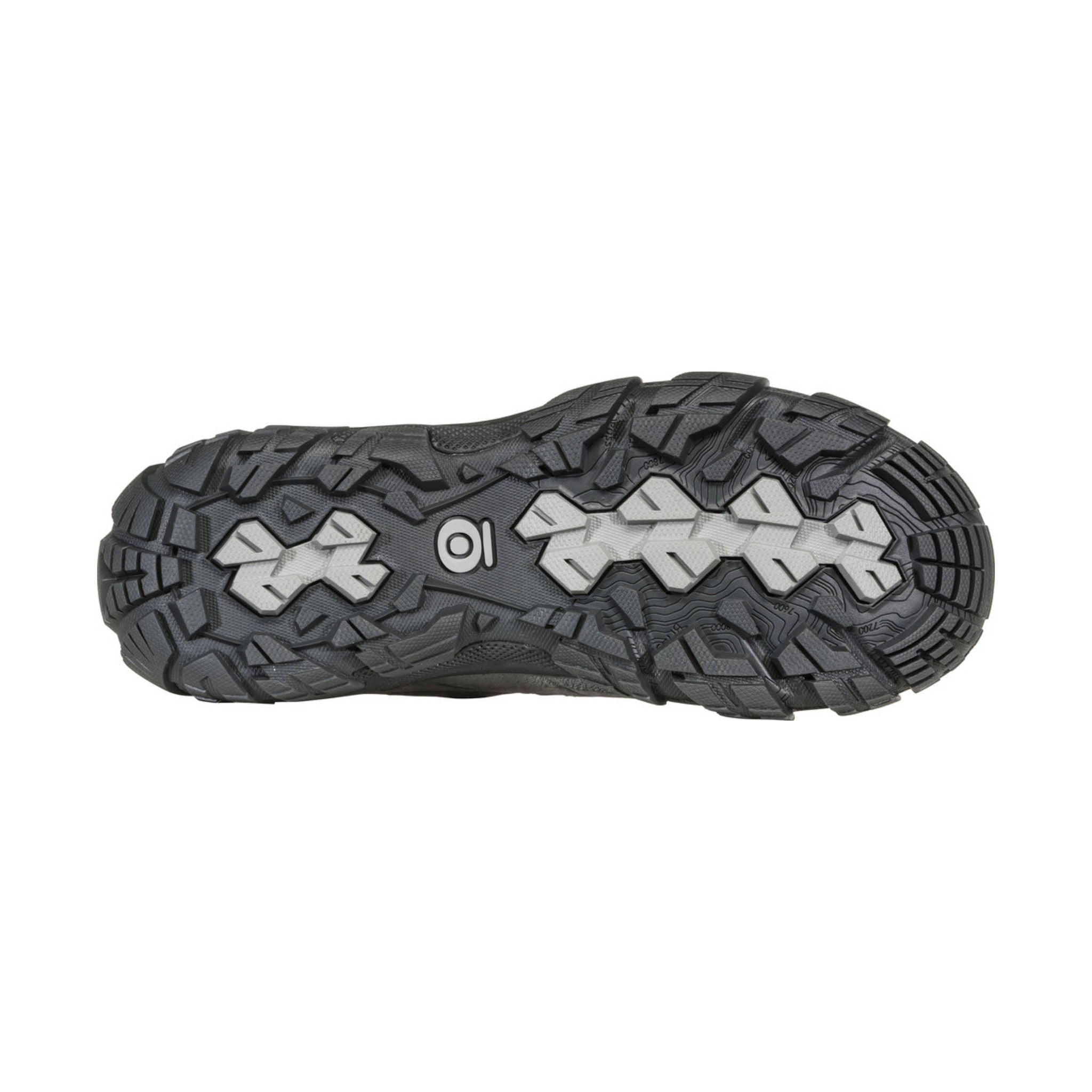 Oboz Women's Sawtooth X Low B-DRY Waterproof Shoe - Hazy Gray by Lenny's Shoe & Apparel
