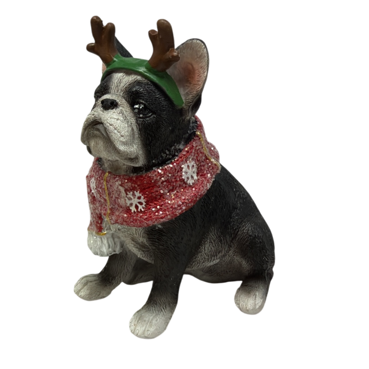 French Bulldog Holiday Figurine