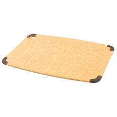 Cutting Board All-In-One Series Non-slip Natural & Brown 17.5x13 by Homeportonline