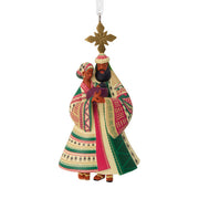 Mahogany Nativity Ornament