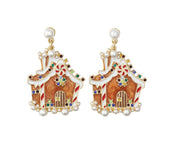 Gingerbread House  - Earrings