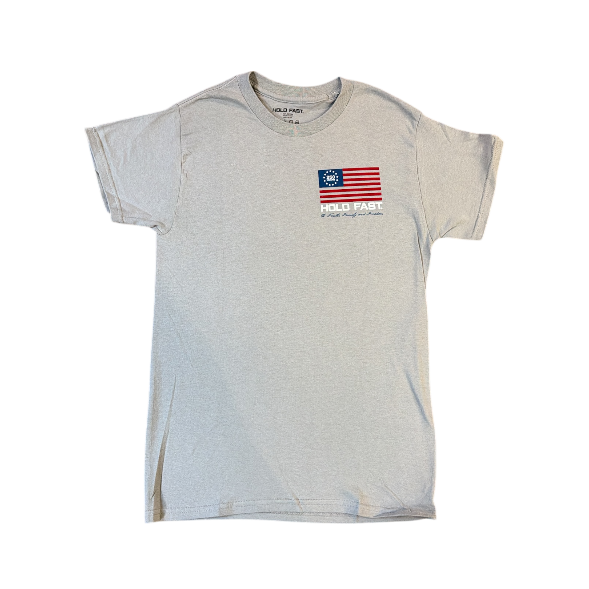 Hold Fast Colonial Soldier Grey T-Shirt -