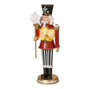 19.5" Battery-Operated Lighted Resin Toy Soldier