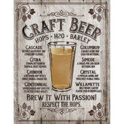 Tin Sign - Craft Beer by Homeportonline