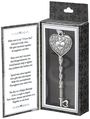 The Key To A Happy Marriage Ornament
