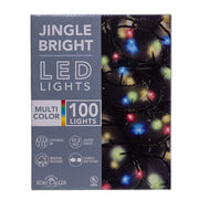 Jingle Bright 100 LED Light Set - Multicolor - Green Wire