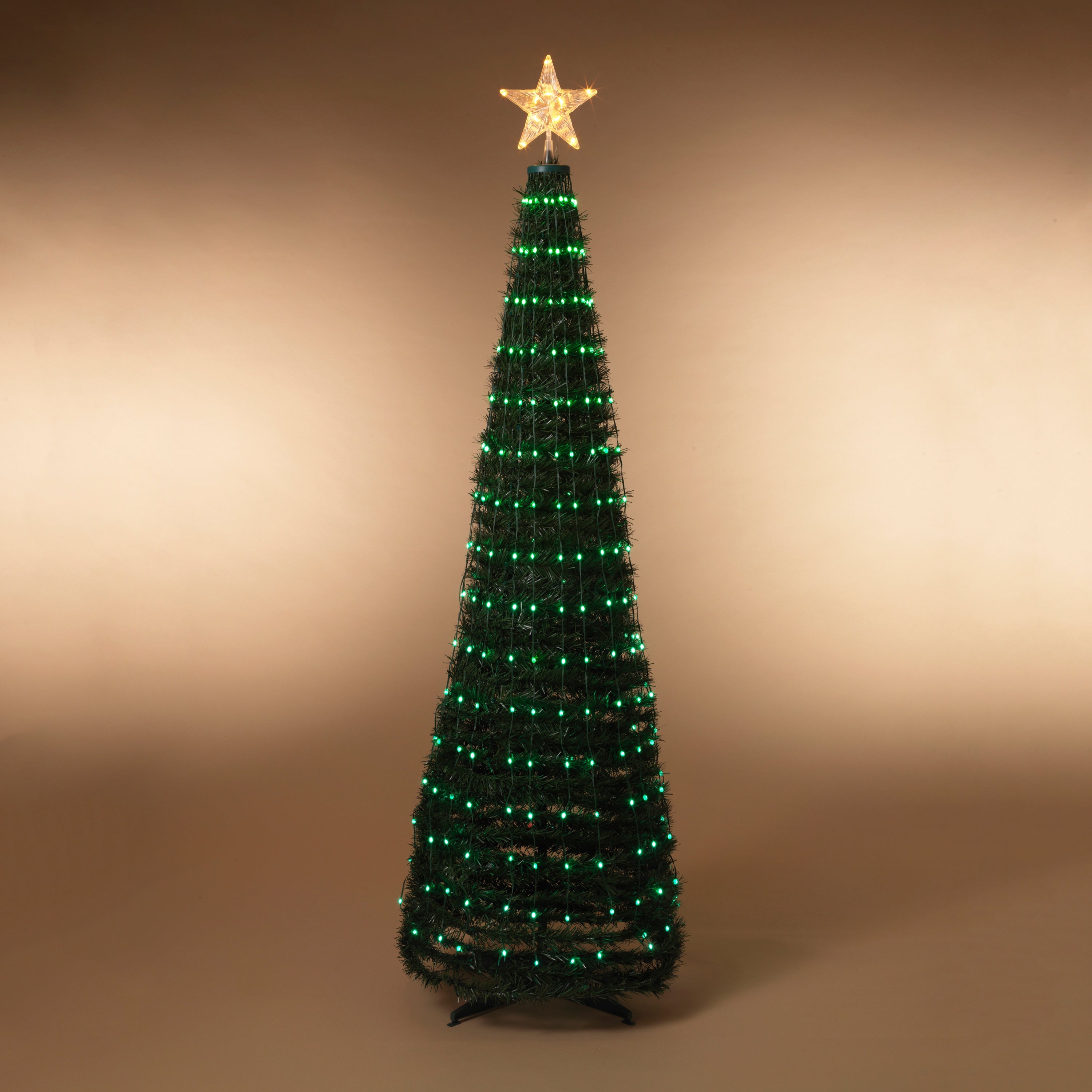 Steel Frame Pole Tree with Color Change LED Lighting - 6 Feet Tall