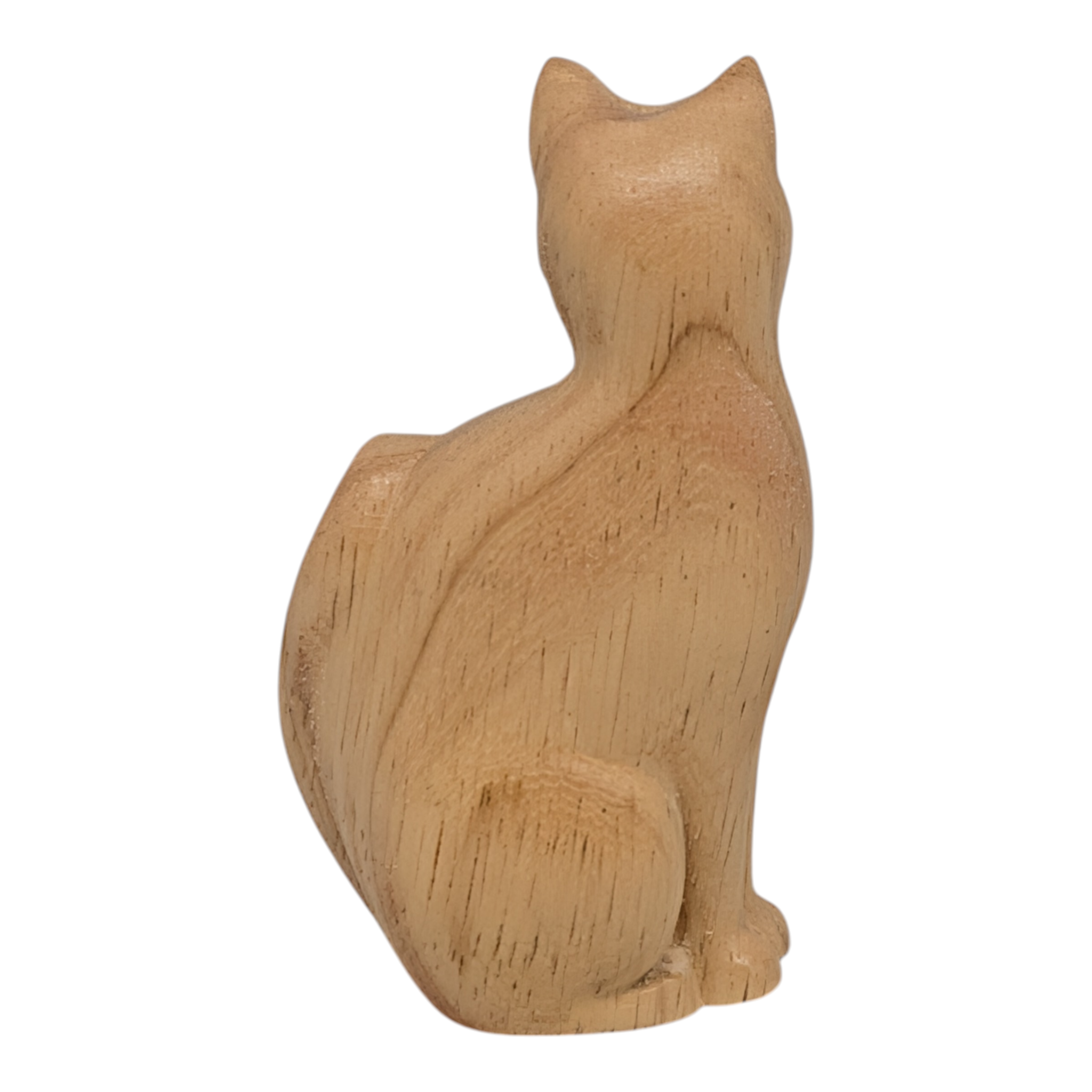 Wood Memorial Cat in Gift Box