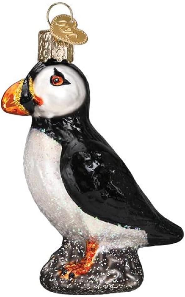 Puffin Glass Ornament
