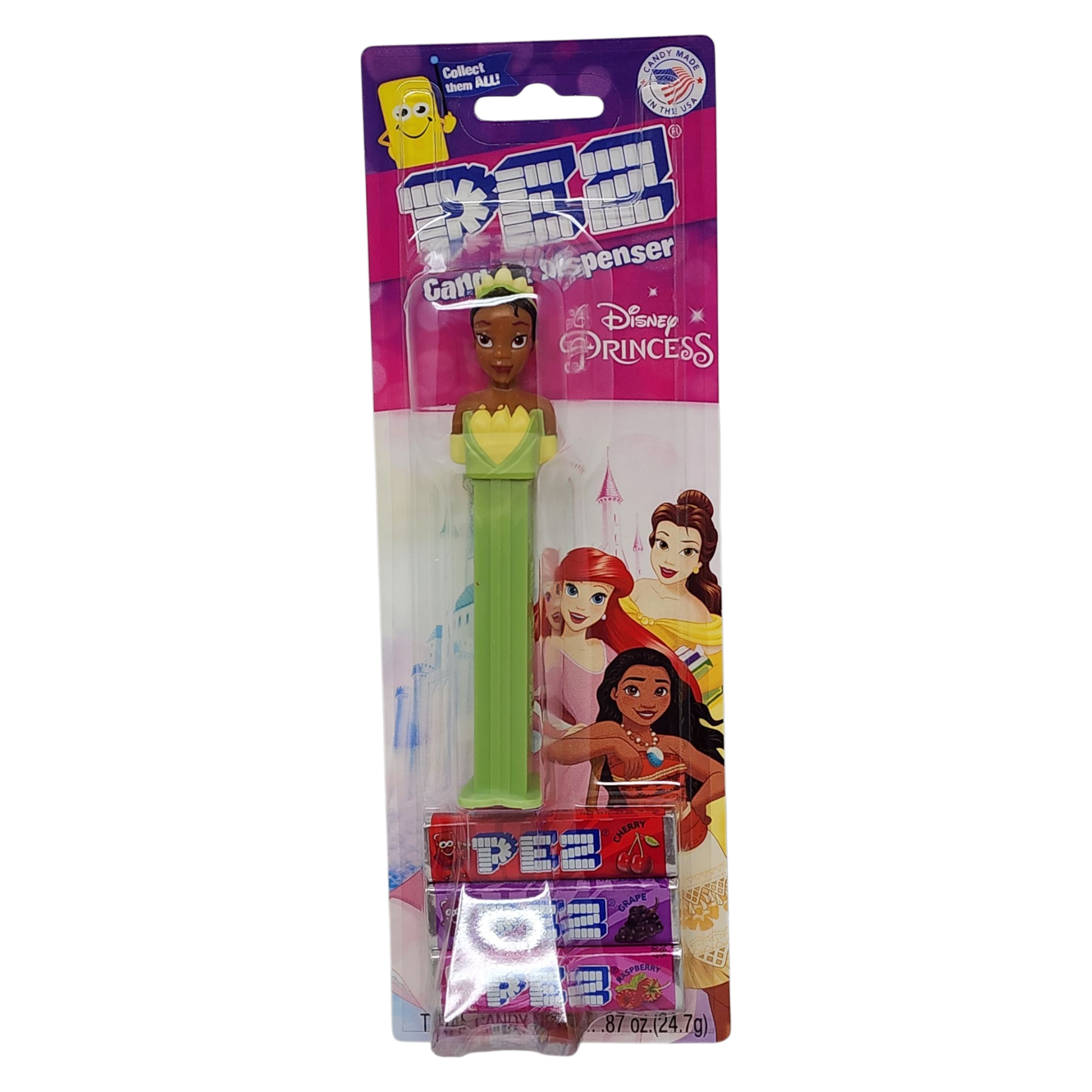 Pez 'Disney Princess' Dispenser with 3 Candy rolls - Tiana