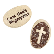 Pocket Fingerprint Faith Token - I am God's Fingerprint