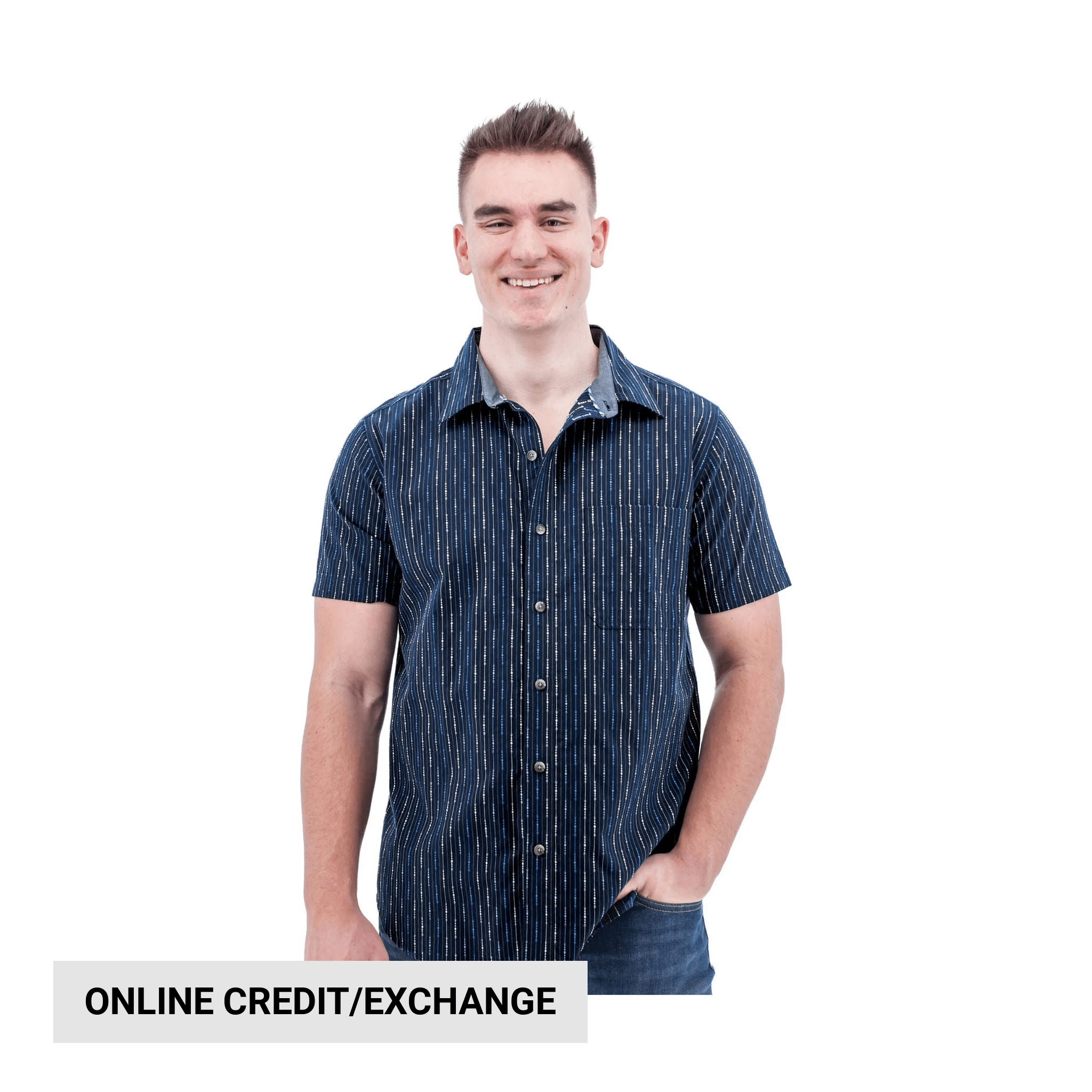 Old Ranch Men's Hawke Shirt - Dark Blue by Lenny's Shoe & Apparel