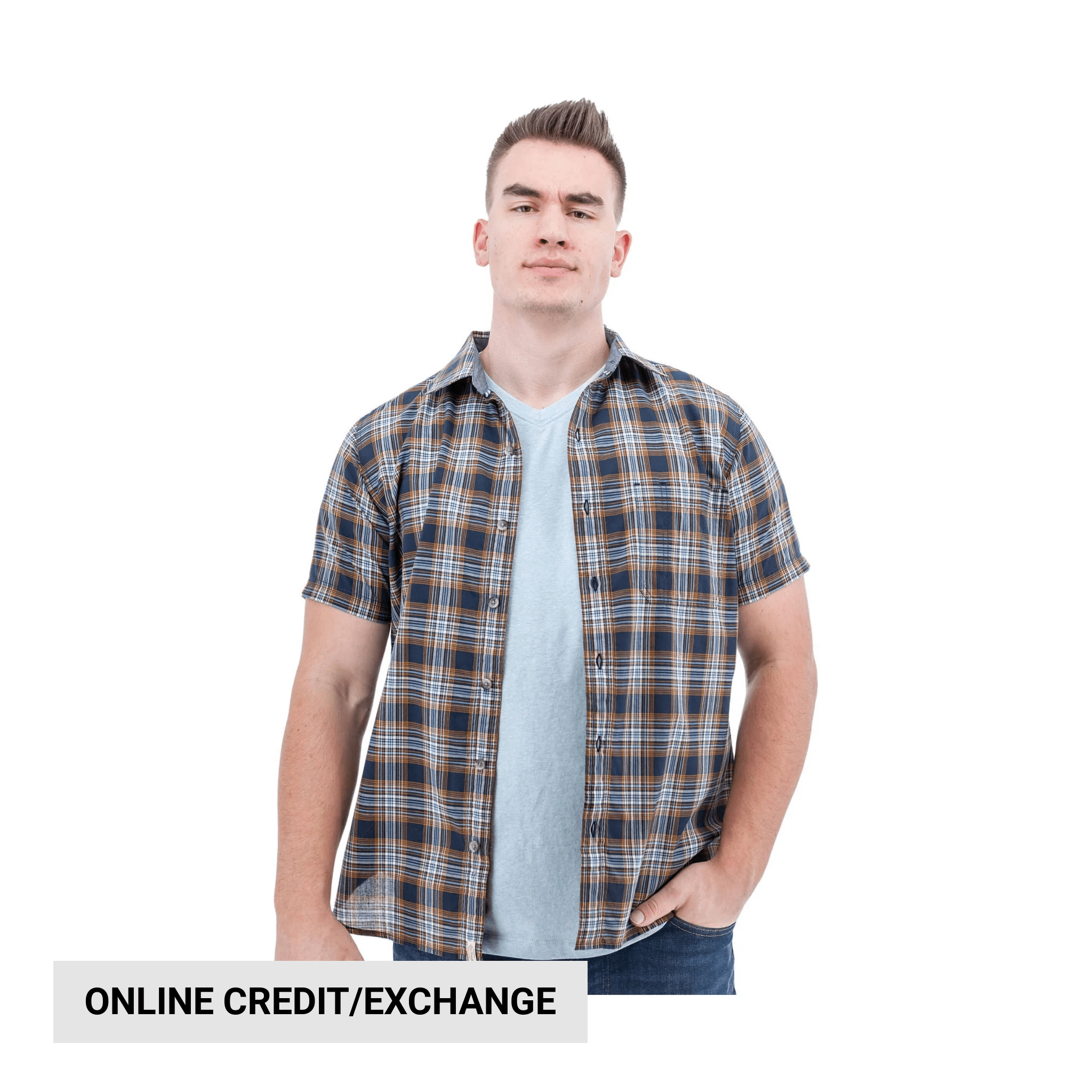 Old Ranch Men's Hawke Shirt - Dark Denim by Lenny's Shoe & Apparel