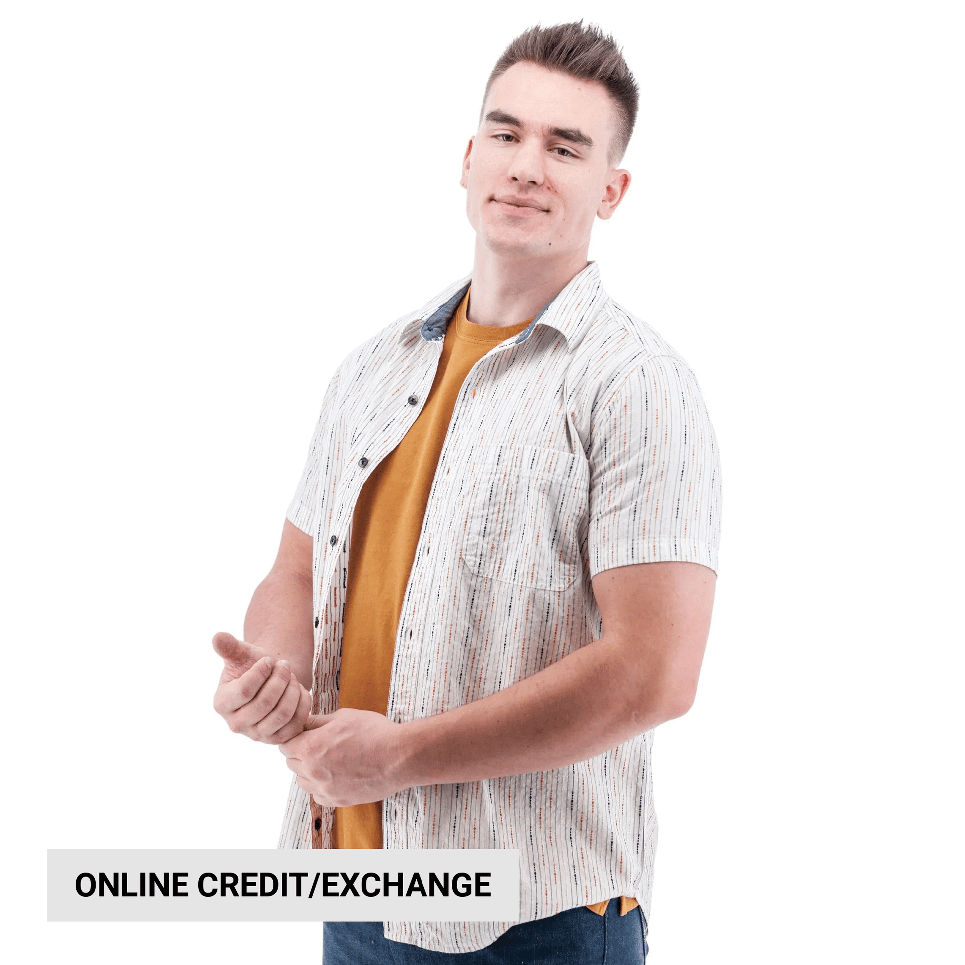 Old Ranch Men's Hawke Shirt - Natural by Lenny's Shoe & Apparel