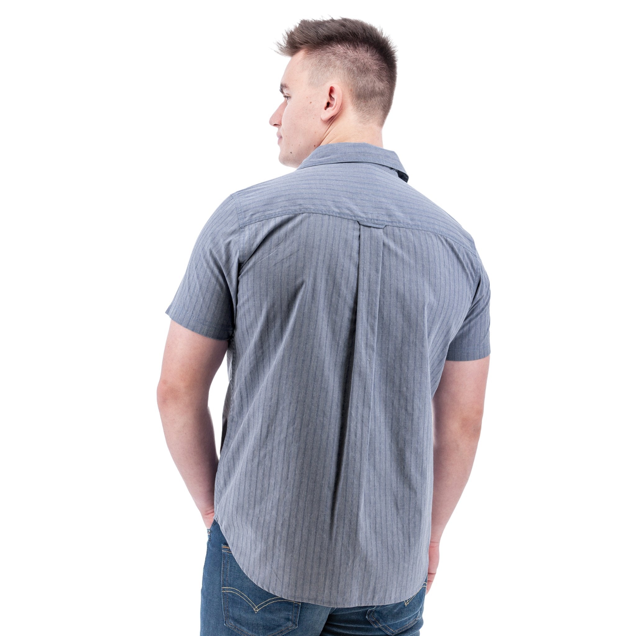 Old Ranch Men's Loki Shirt - Folkstone Grey by Lenny's Shoe & Apparel