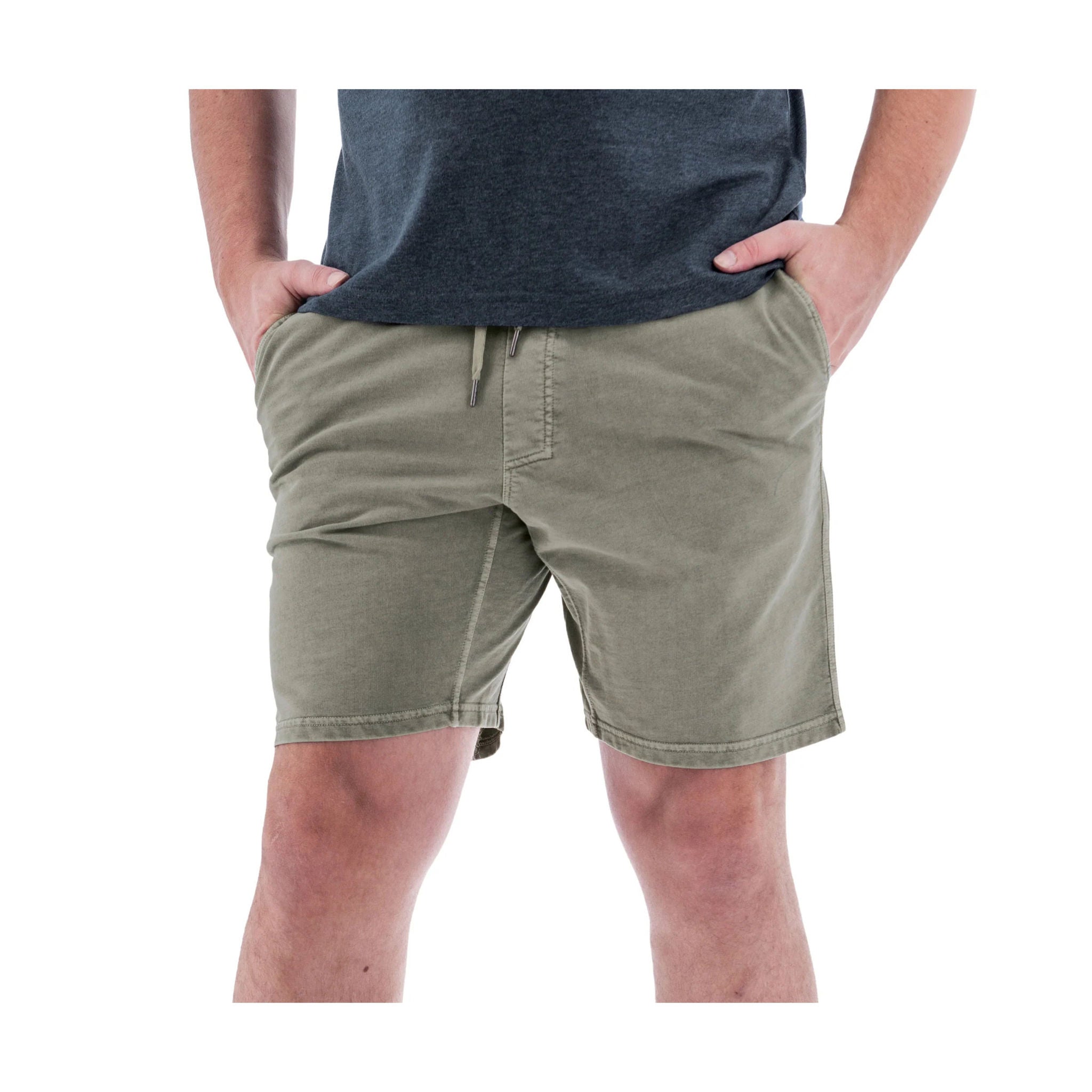 Old Ranch Men's Sprague Pull On Knit Shorts - Beetle by Lenny's Shoe & Apparel